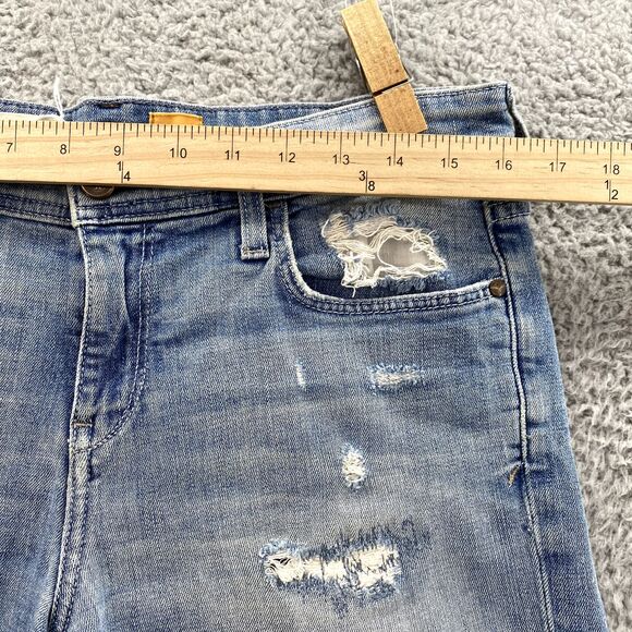 Anthropologie Pilcro Hyphen Jean Shorts Women's 32" Jorts‎ Boho 90's Classic Y2k - Picture 3 of 12